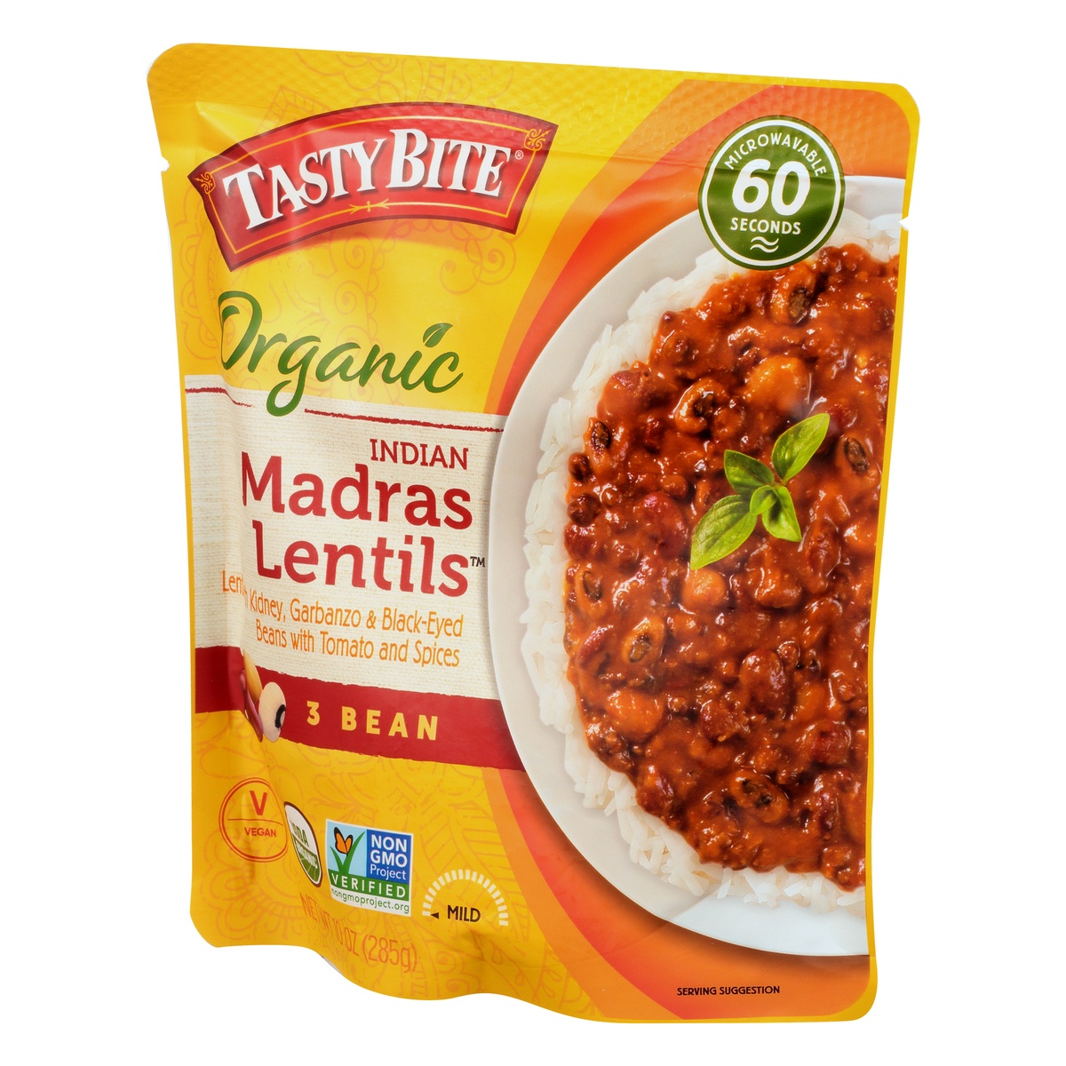 slide 3 of 10, Tasty Bite Spicy Madras Lentils, 10 oz