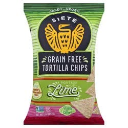 Siete Grain Free Lime Tortilla Chips 5 oz