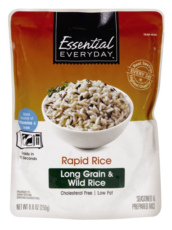 slide 1 of 1, Essential Everyday Long Grain Wild Rapid Rice, 8.8 oz