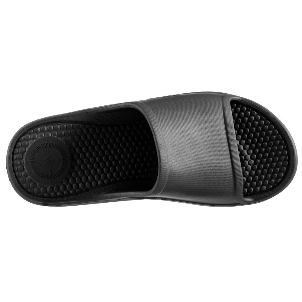 slide 5 of 5, Totes Men's Ara Sport Slide - Black, 12