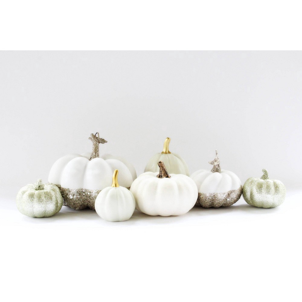 slide 4 of 4, Decorative Mini Pumpkin - each, 1 ct