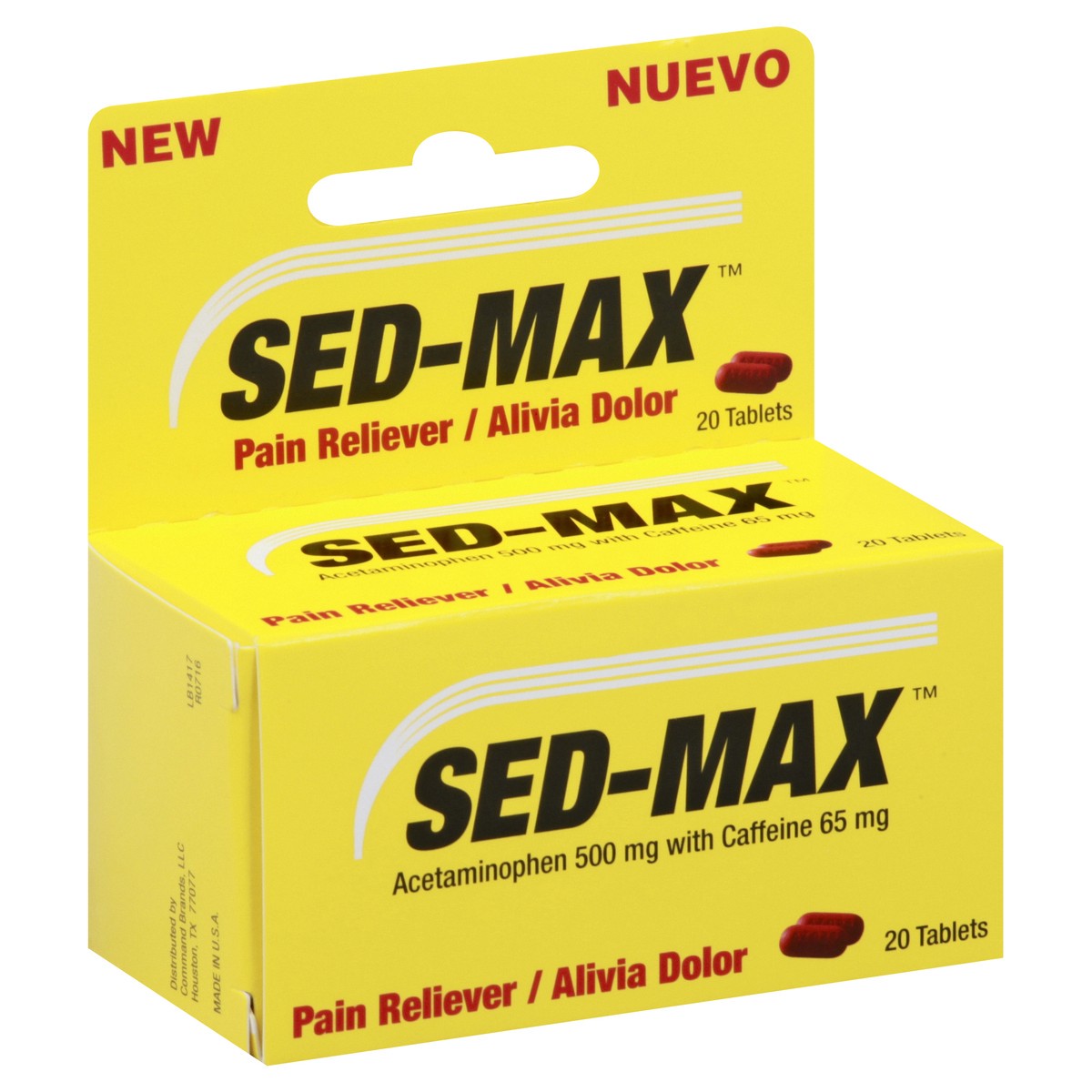 slide 2 of 9, Sed-Max Pain Reliever 20 ea, 20 ct