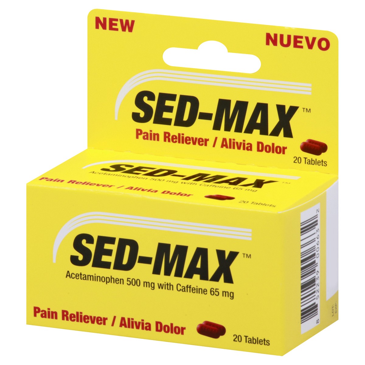 slide 8 of 9, Sed-Max Pain Reliever 20 ea, 20 ct