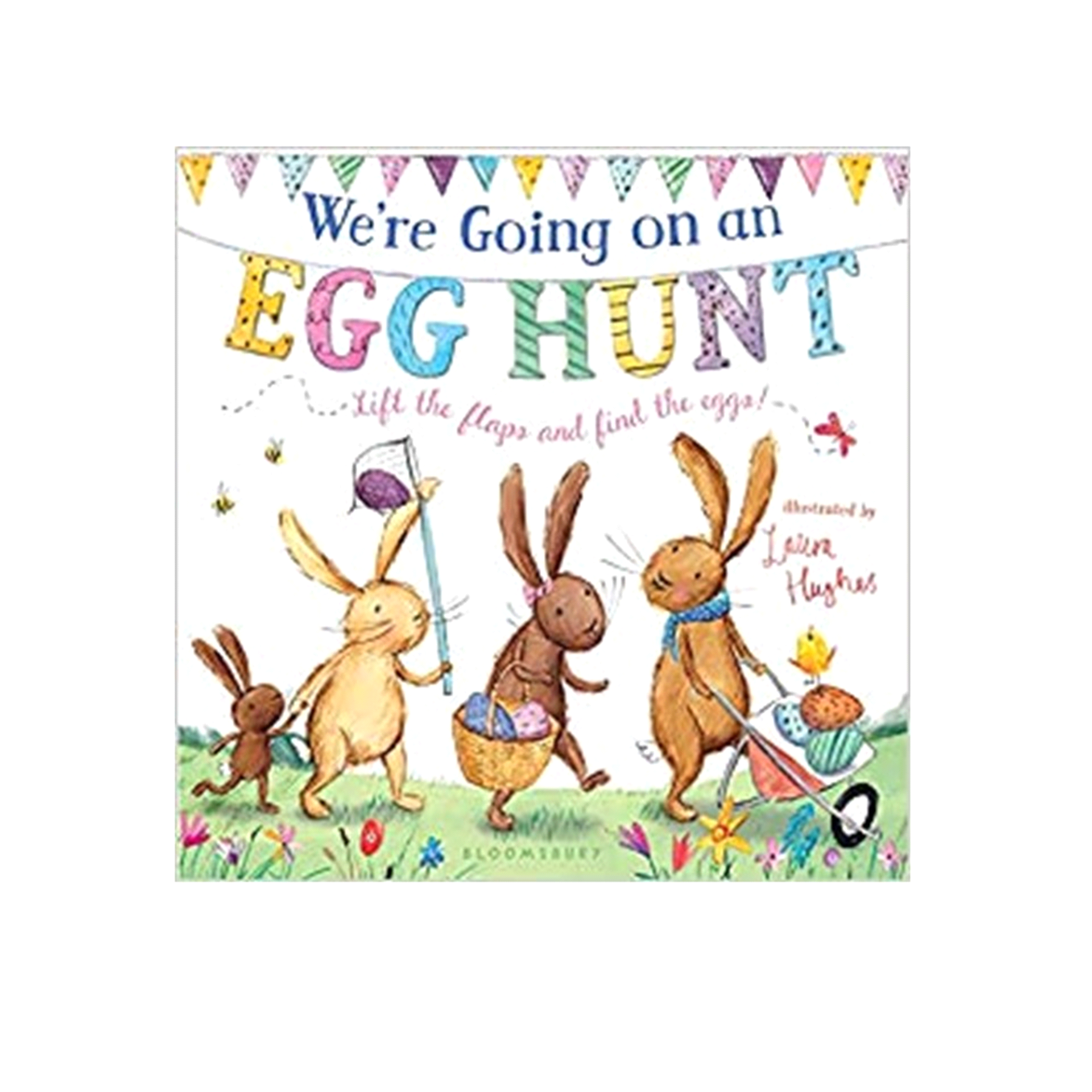 slide 1 of 1, We're Going on an Egg Hunt Board Book by Laura Hughes, 1 ct