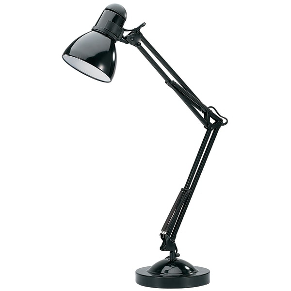 slide 1 of 1, Realspace Task Lamp With Swing Arm, 37''H, Black, 1 ct