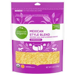 Simple Truth Organic Mexican Style Blend Shredded Cheese