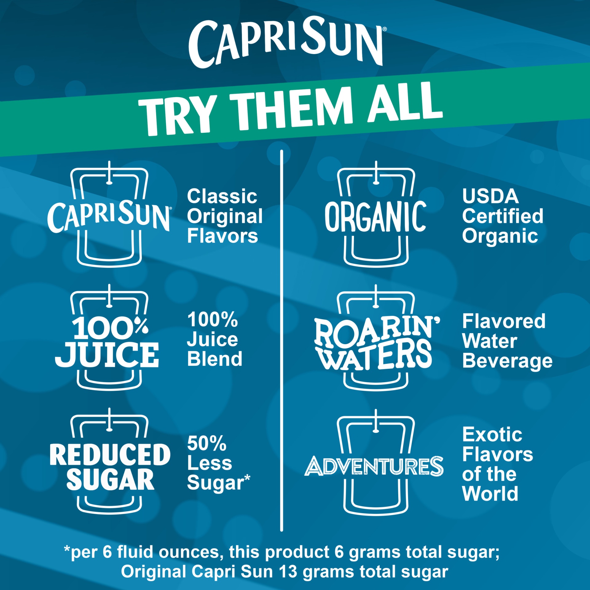 slide 3 of 7, Capri Sun Mountain Cooler Naturally Flavored Fruit Juice Drink Pouches, 10 ct; 6.75 oz