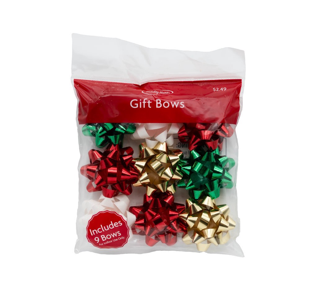 slide 4 of 4, Holiday Home® Tiny Bow Bag - Winter Wishes, 9 ct