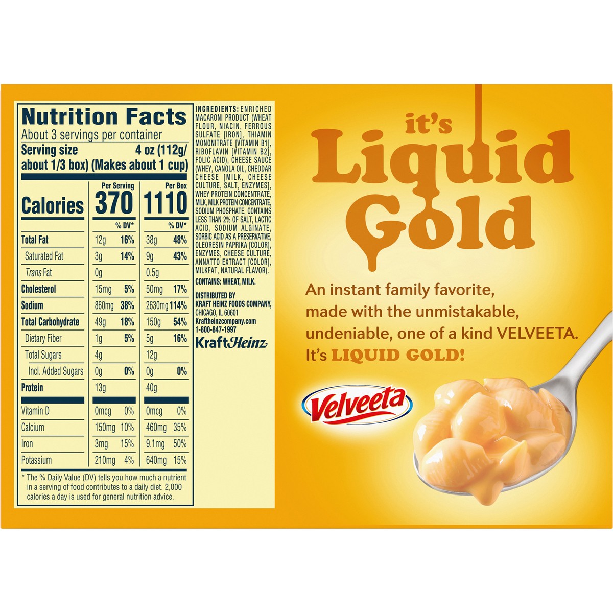 slide 2 of 8, Velveeta Shells & Cheese Original Shell Pasta & Cheese Sauce, 12 oz. Box, 12 oz