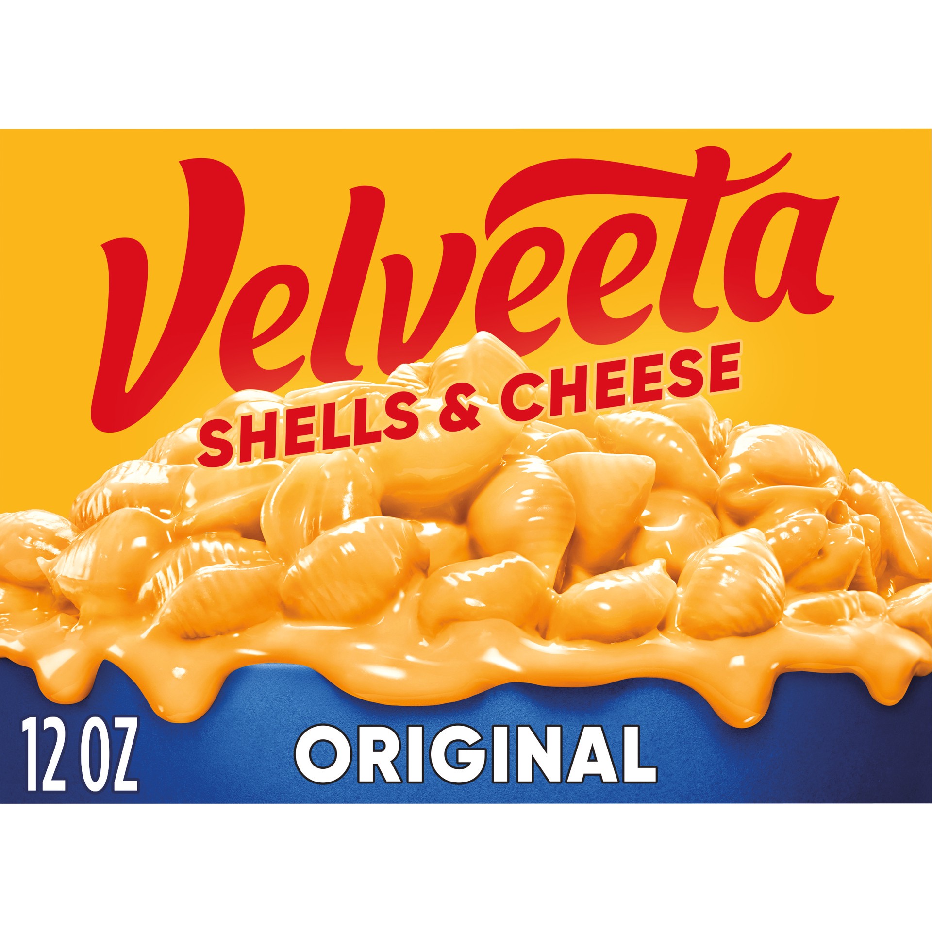 slide 1 of 8, Velveeta Shells & Cheese Original Shell Pasta & Cheese Sauce, 12 oz. Box, 12 oz