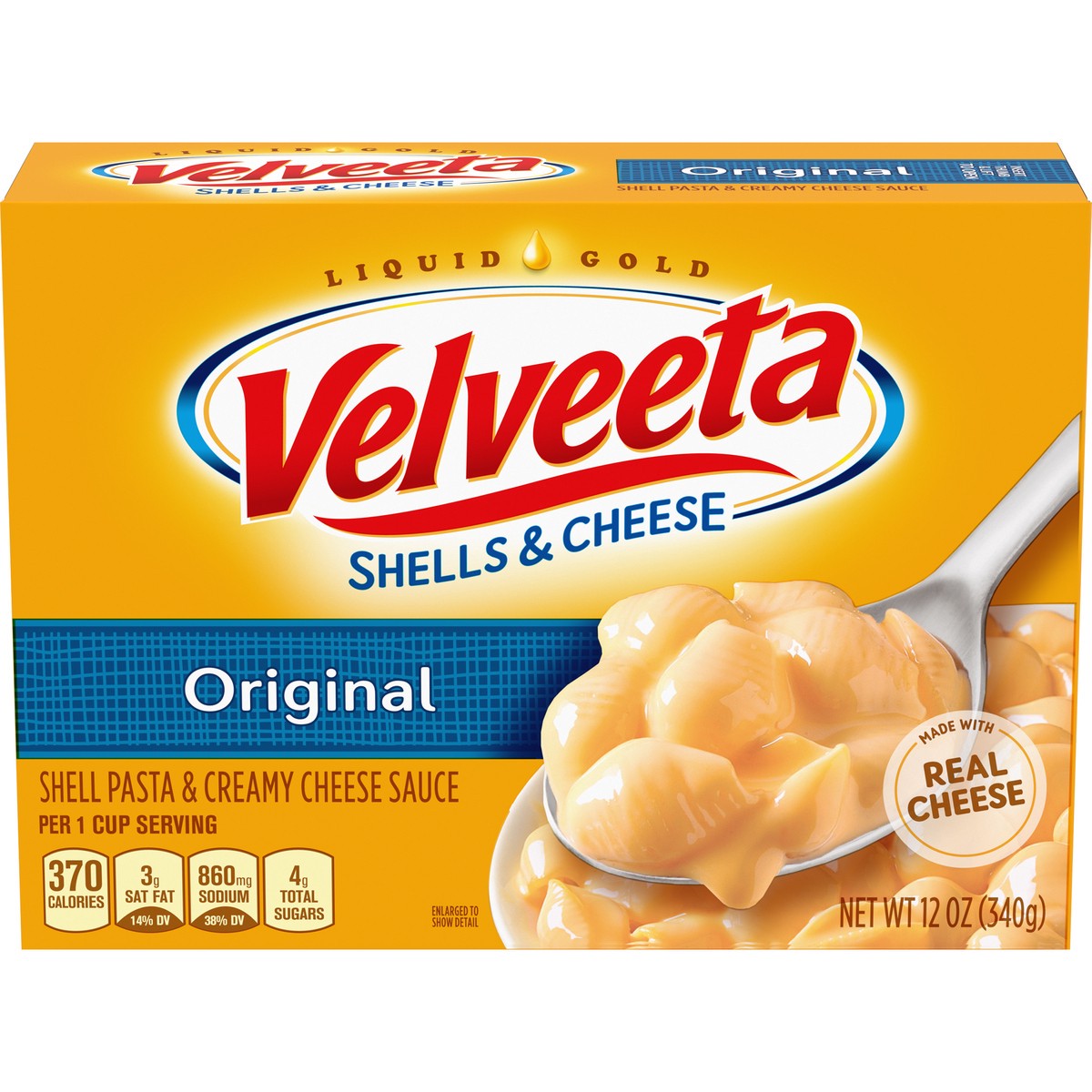 slide 1 of 8, Velveeta Original Shells & Cheese, 0.75 lb