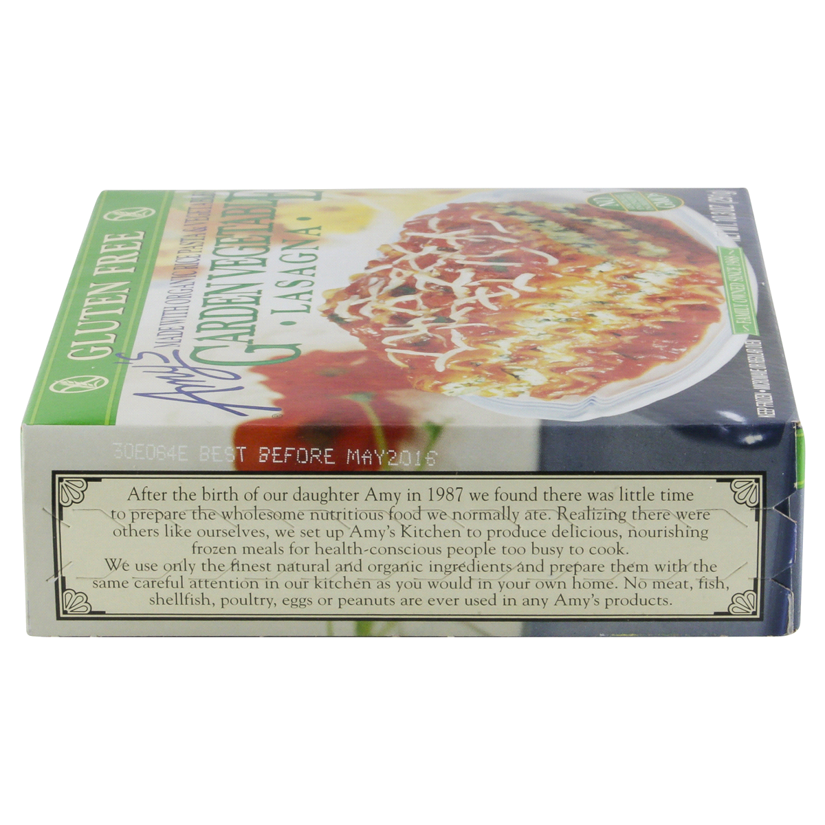 slide 3 of 4, Amy's Gluten Free Garden Vegetable Lasagna, 10.3 oz