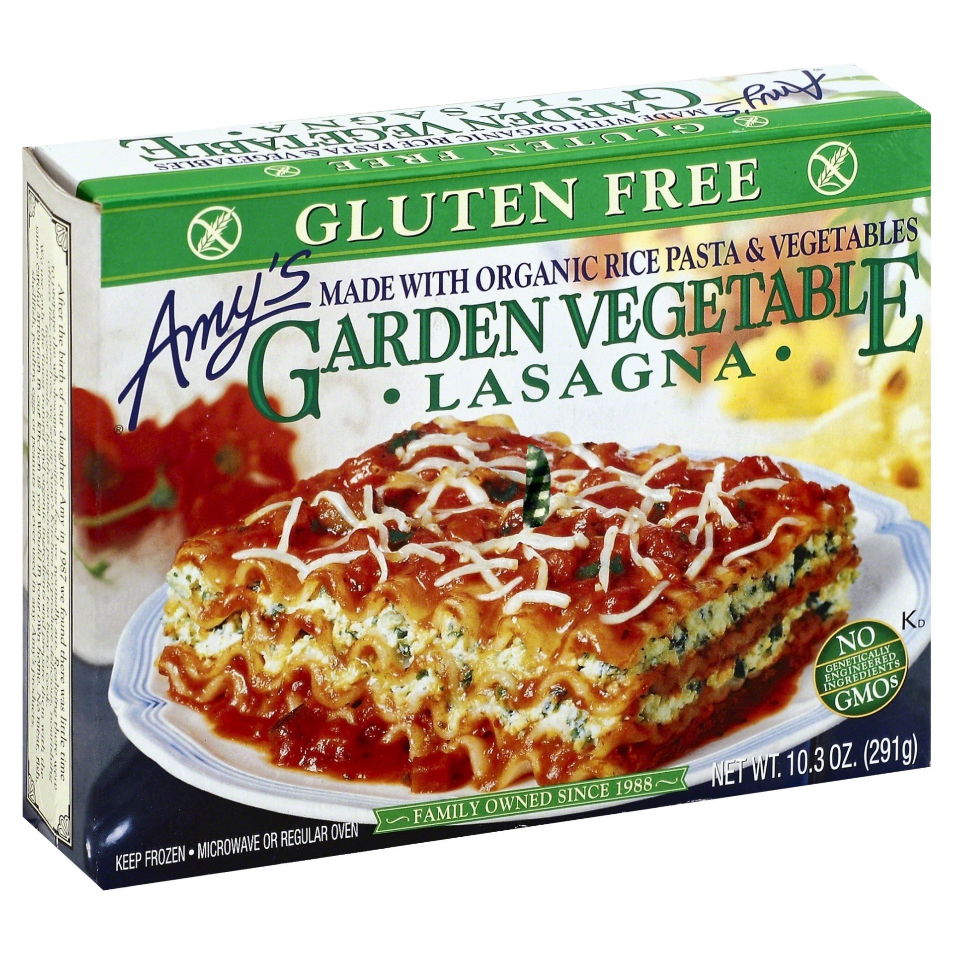 slide 1 of 4, Amy's Gluten Free Garden Vegetable Lasagna, 10.3 oz