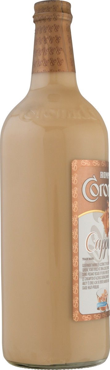 slide 5 of 9, Rompope Coronado Cappuccino Cane Alcohol 1 lt Bottle, 1 l