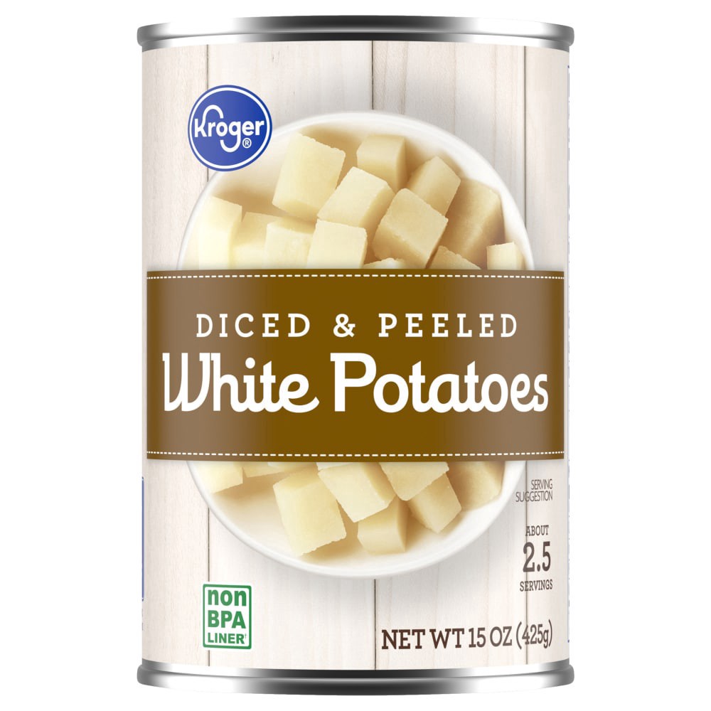 slide 4 of 4, Kroger® Diced & Peeled White Potatoes - 15 oz, 15 oz