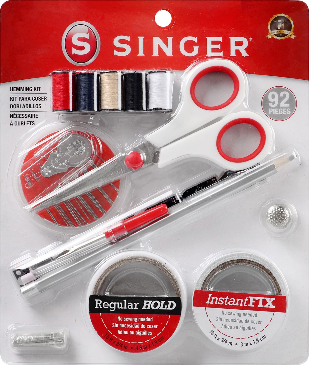 slide 2 of 6, Singer Hemming Kit 92 Count - Each, 92 ct