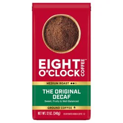 Eight O'Clock Coffee The Original Decaf Medium Roast Ground Coffee - 12 oz