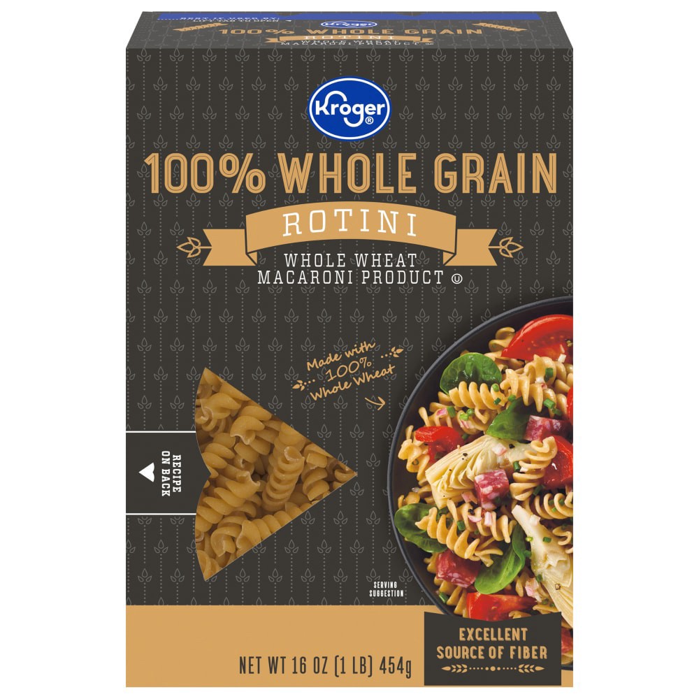 slide 1 of 4, Kroger 100% Whole Grain Salad Rotini, 16 oz