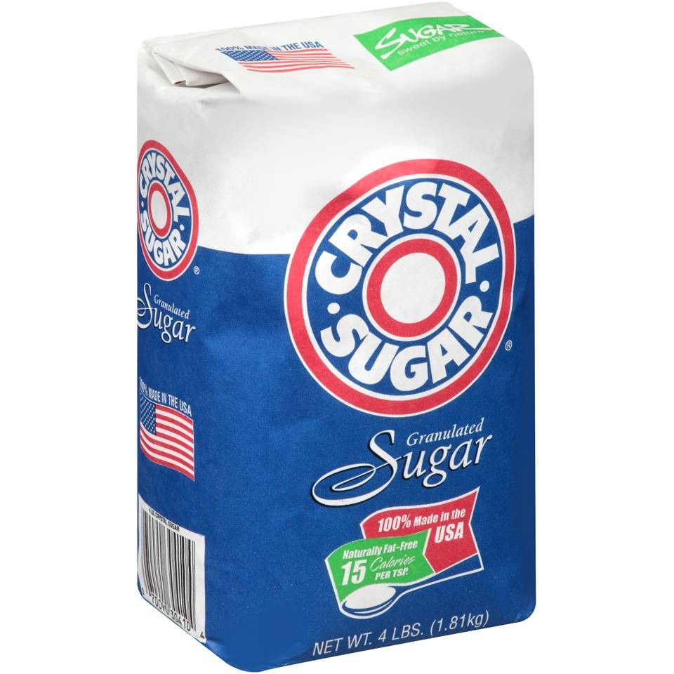 slide 1 of 8, Crystal Sugar Bag, 4 lb