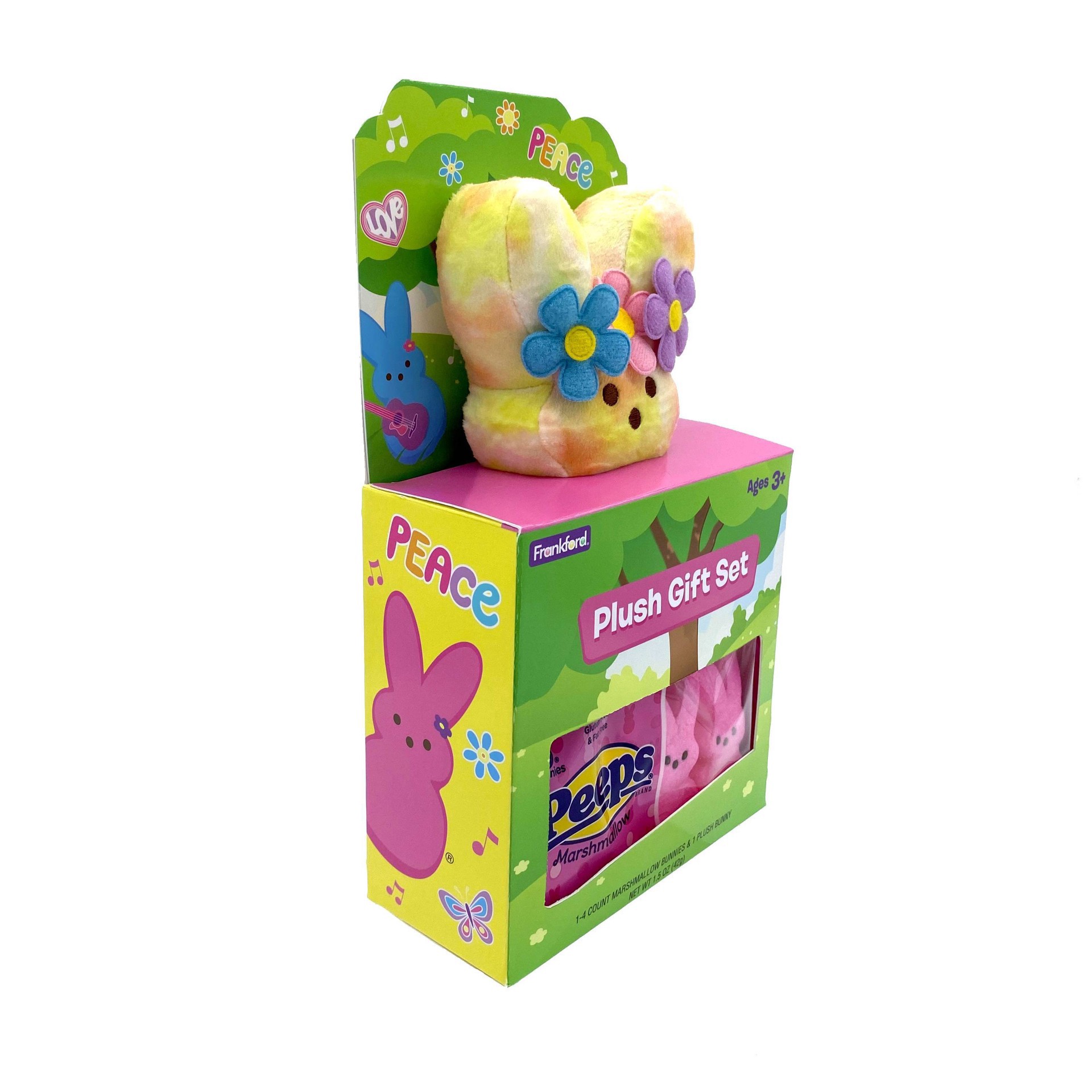 slide 3 of 6, Peeps Easter Plush Flower Power Bunny - 1.5oz, 1.5 oz