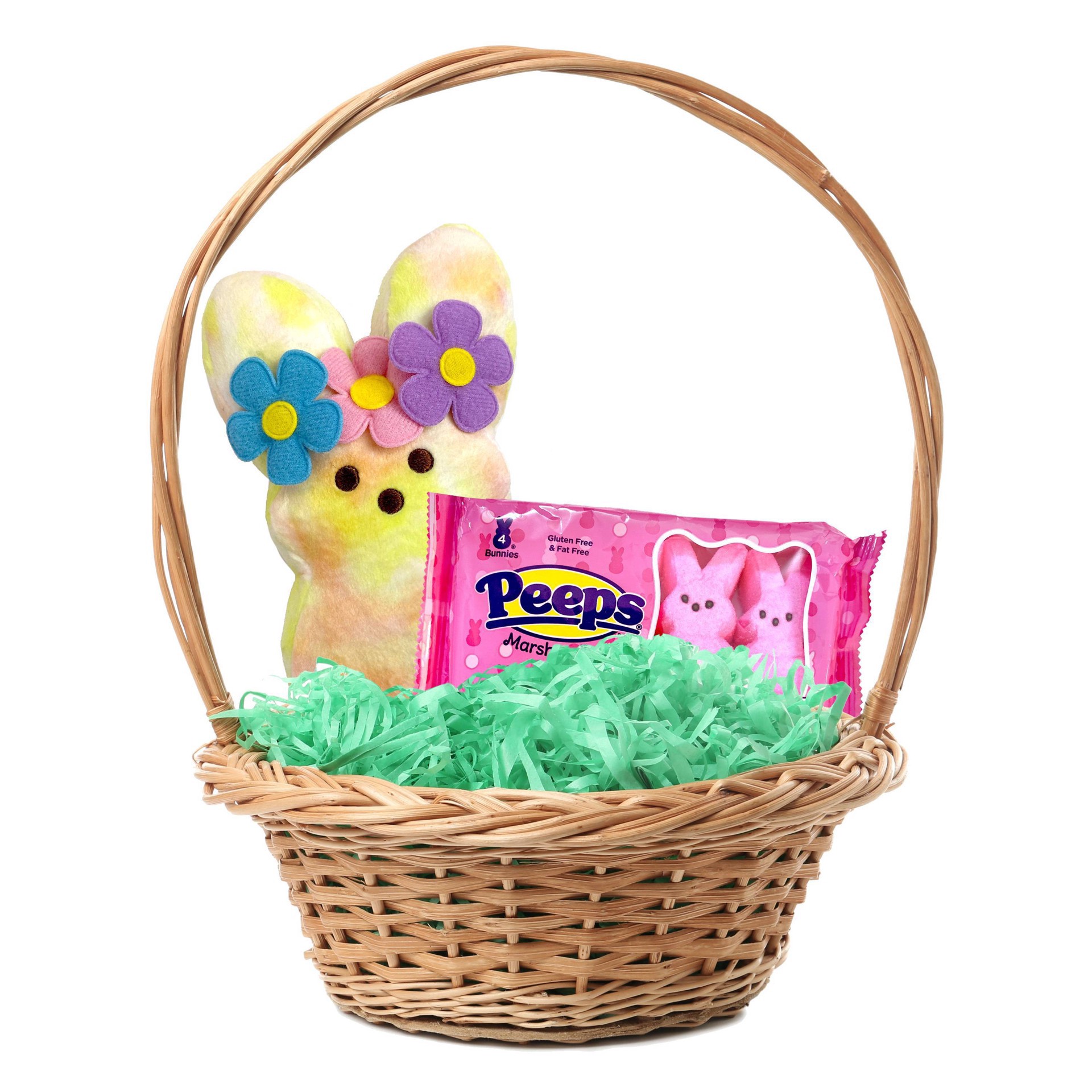 slide 6 of 6, Peeps Easter Plush Flower Power Bunny - 1.5oz, 1.5 oz