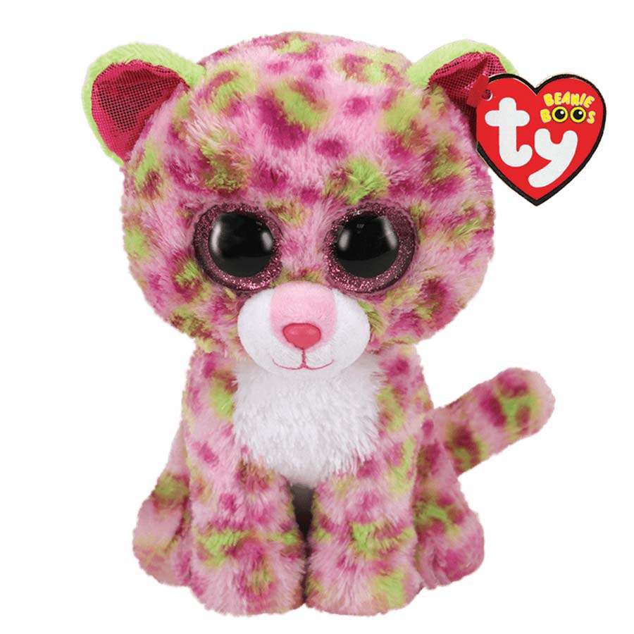 slide 1 of 1, TY INC Lainey- Leopard Pink Reg, 1 ct