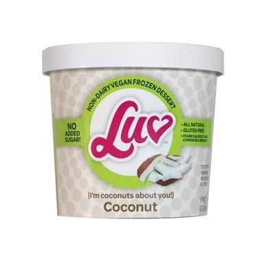 slide 1 of 1, Luv Coconut Ice Cream, 1 pint