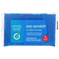 Simply Done Non-Scratch Scrubber Sponge, 1 ea