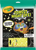 slide 1 of 1, Crayola Forest Night Life Coloring Pack, 1 ct