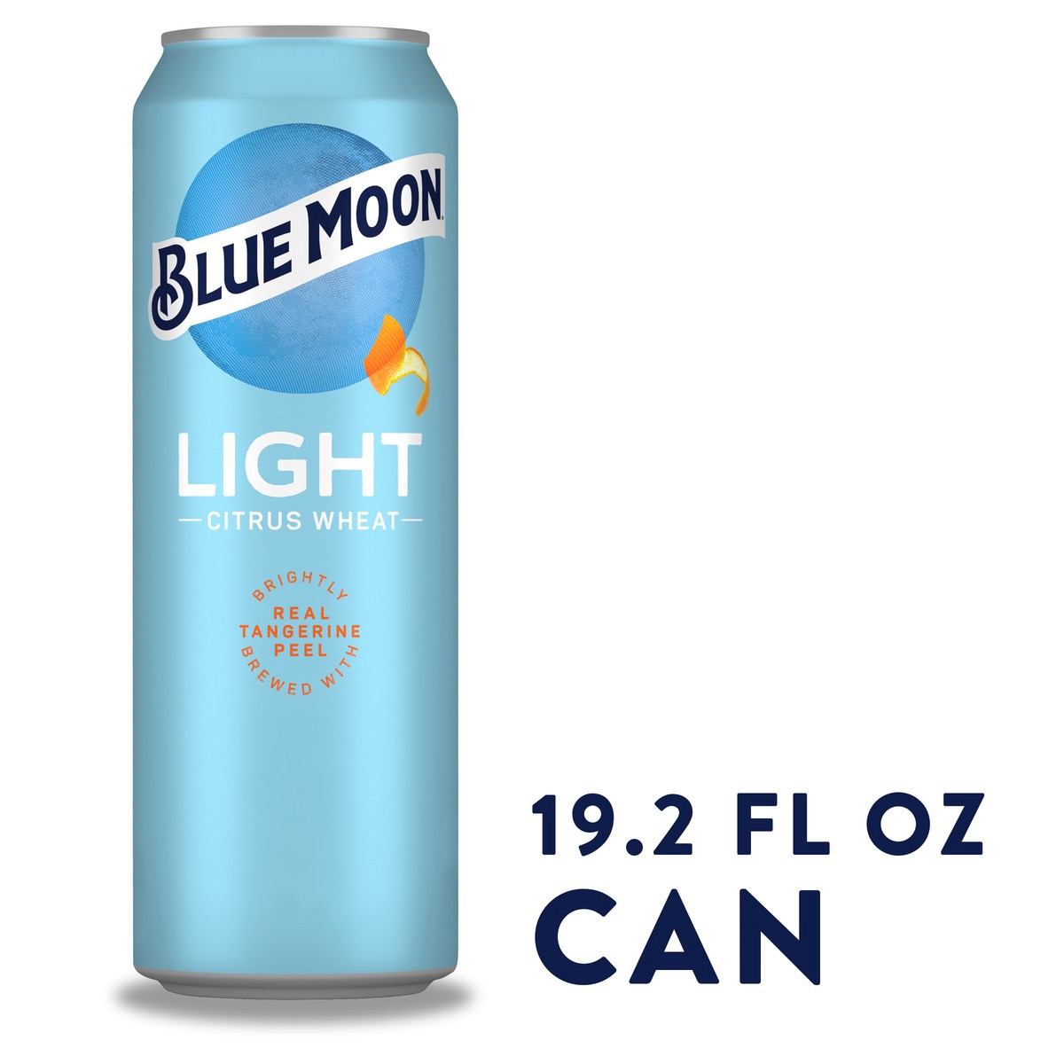 slide 2 of 11, Blue Moon Light Citrus Wheat Beer 19.2 fl oz, 19 oz