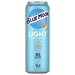 Blue Moon Light Citrus Wheat Beer 19.2 fl oz