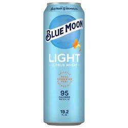Blue Moon Light Citrus Wheat Beer 19.2 fl oz