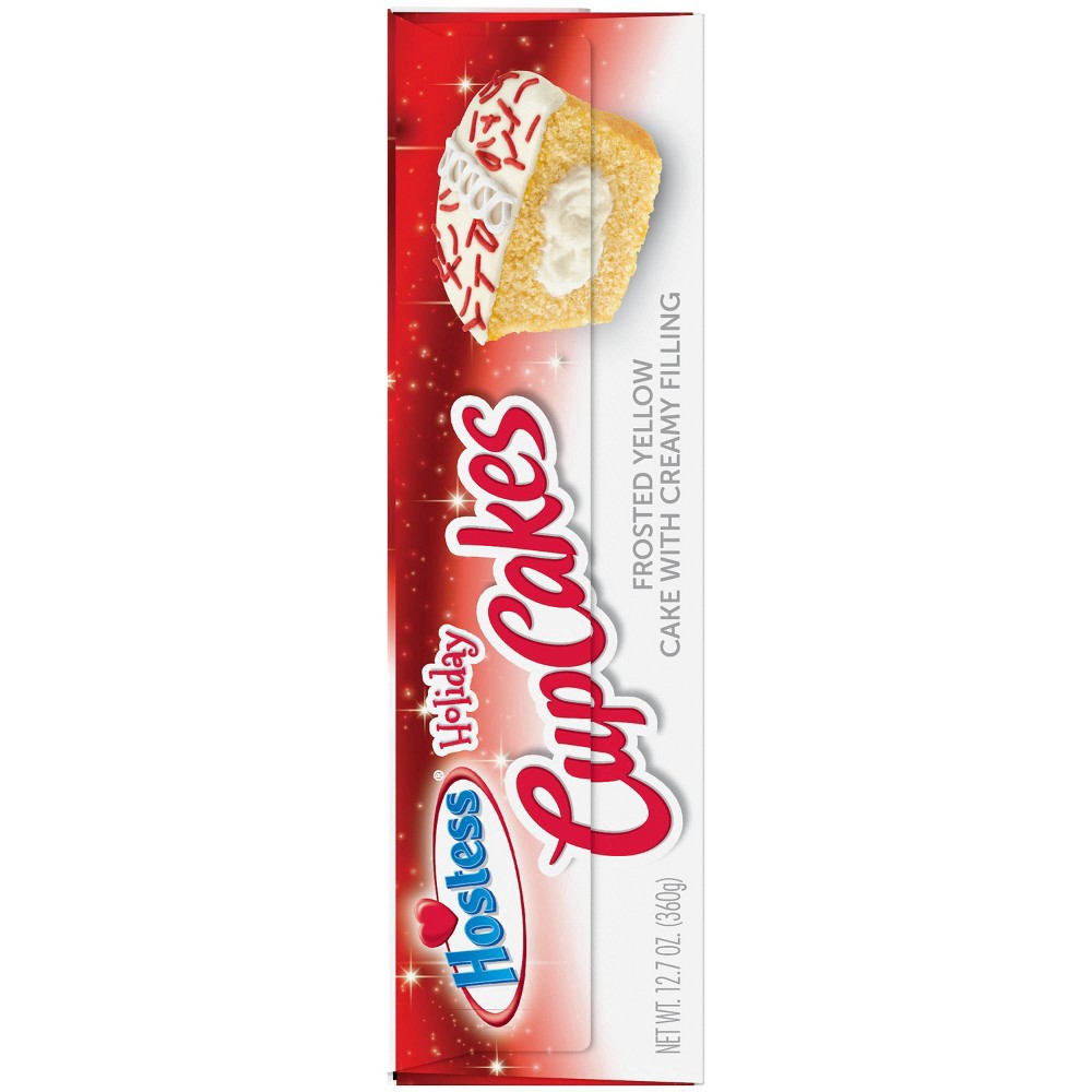 slide 3 of 11, HOSTESS Holiday Cupcakes, Creamy Filling, 8 Count, 12.7 oz, 12.7 oz