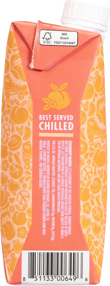 slide 3 of 9, BeatBox Peach Punch Party Punch, 500 ml