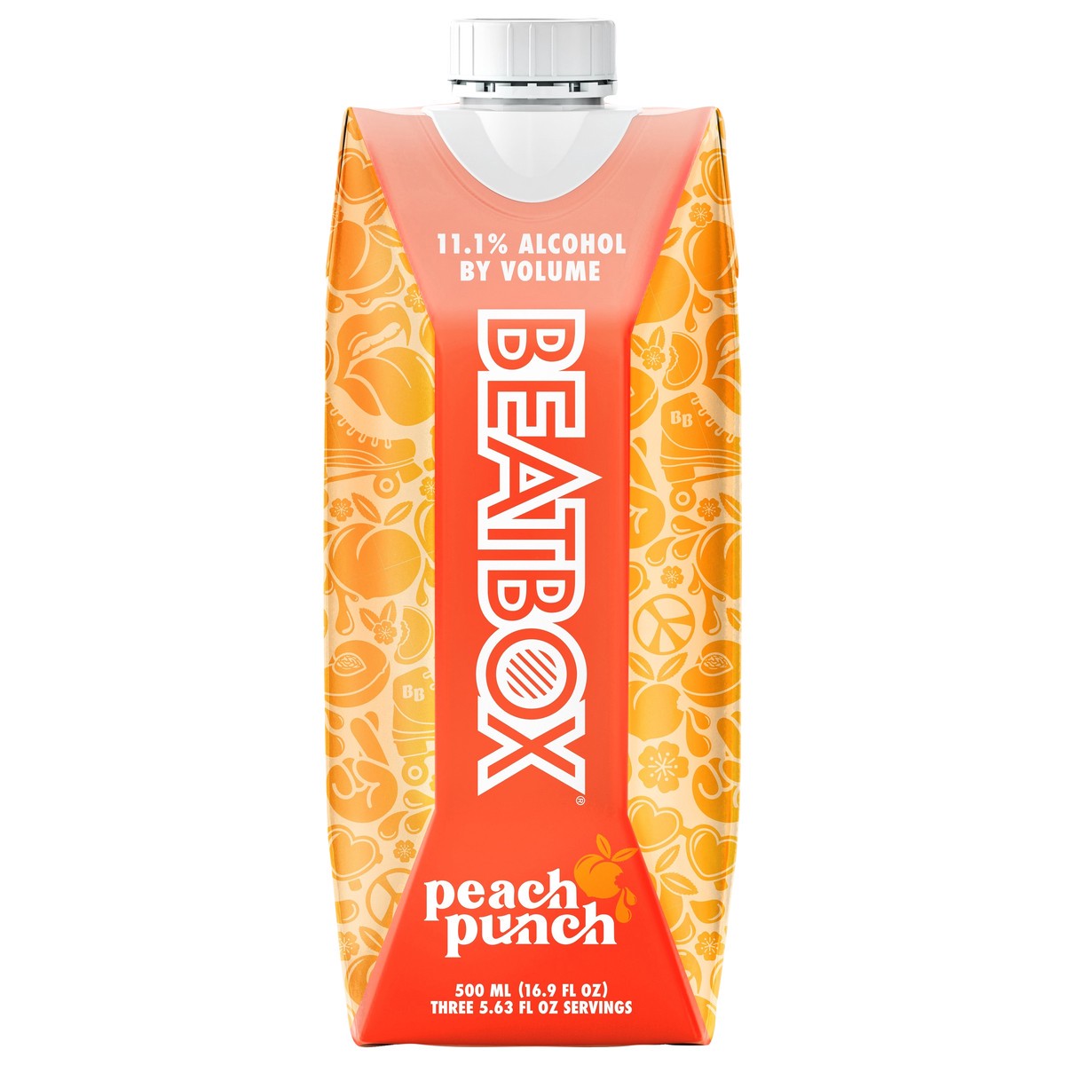 slide 1 of 9, BeatBox Peach Punch Party Punch, 500 ml