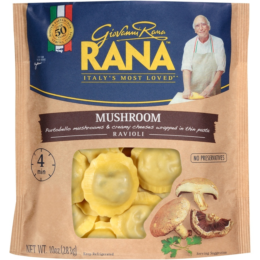 slide 1 of 1, Giovanni Rana Fresh Mushroom Ravioli, 1.67 oz