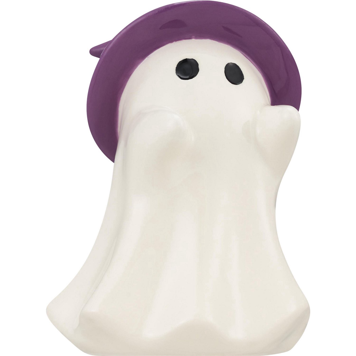 slide 3 of 4, Spooky Village Ceramic Ghost Decor, Assorted Characters, 4.25 In, 1 ct
