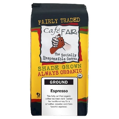 slide 1 of 1, Steep & Brew Fair Espresso Ground Coffee, 10 oz