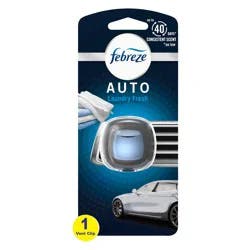 Febreze AUTO Air Freshener, Odor-Fighting Automotive Vent Clip, Laundry Fresh Scent, 1 Count