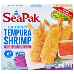 SeaPak Shrimp & Seafood Co. Oven Crispy Tempura Shrimp 8.2 oz. Box