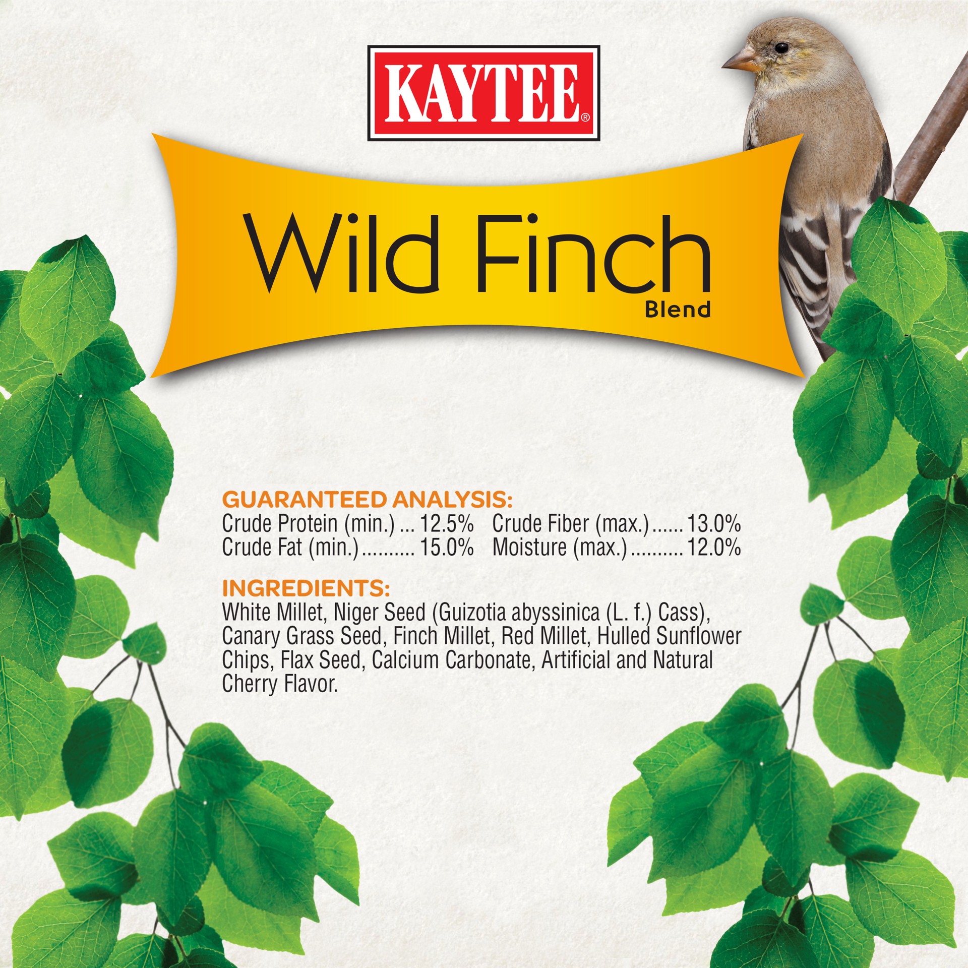slide 2 of 4, Kaytee Wild Finch Bird Food Stand Up Bag, 5 Pounds, 5 lb