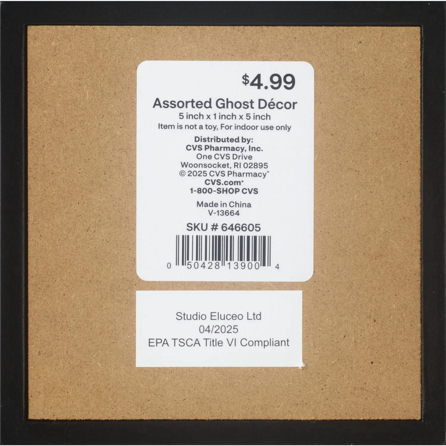 slide 2 of 2, Spooky Village Ghost Decor, 5 In, 1 ct