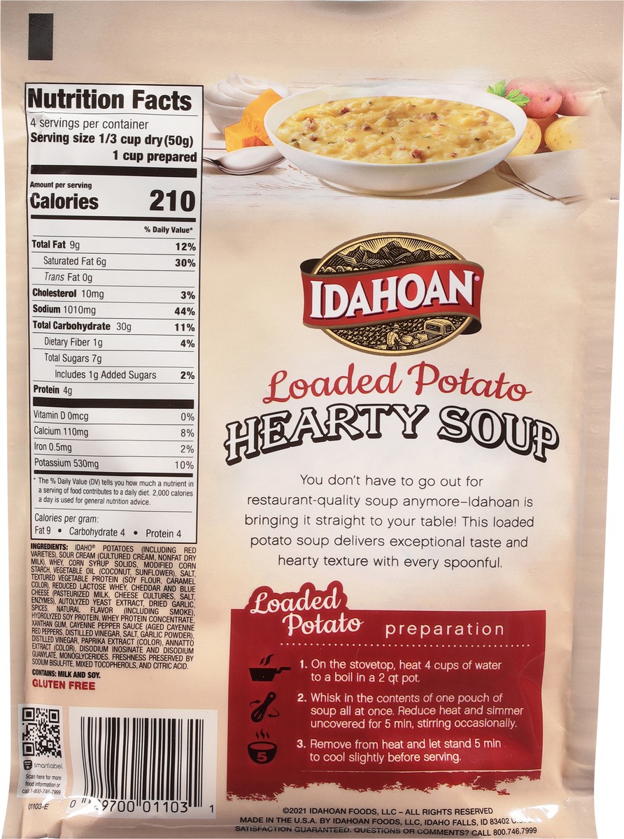 slide 5 of 9, Idahoan Loaded Potato Hearty Soup 7.1 oz, 7.1 oz