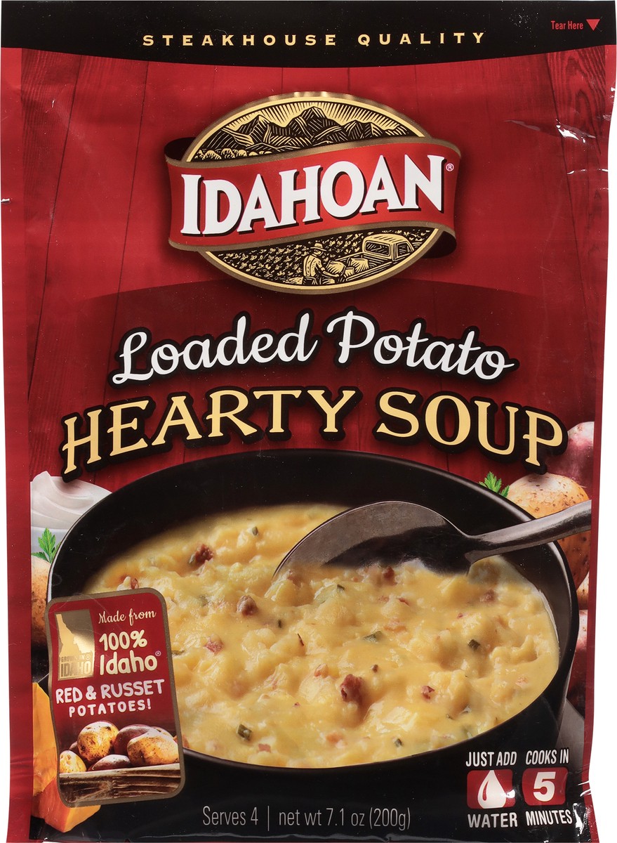 slide 6 of 9, Idahoan Loaded Potato Hearty Soup 7.1 oz, 7.1 oz