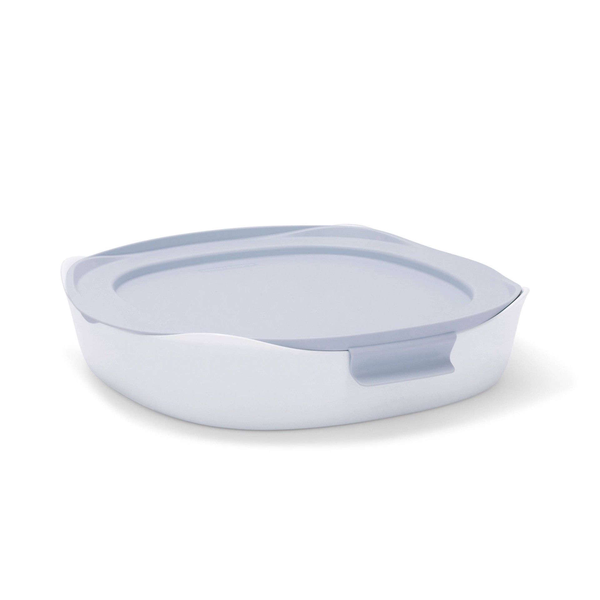 slide 1 of 13, Rubbermaid DuraLite Glass Bakeware, 1.75qt Square Baking Dish, Cake Pan, or Casserole Dish with Lid, 1.75 qt