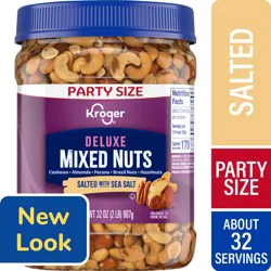 Kroger Deluxe Mixed Nuts With Sea Salt