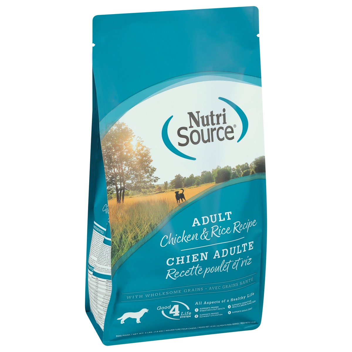slide 15 of 15, NutriSource Adult Chicken & Rice Recipe Dog Food 4 lb, 4 lb