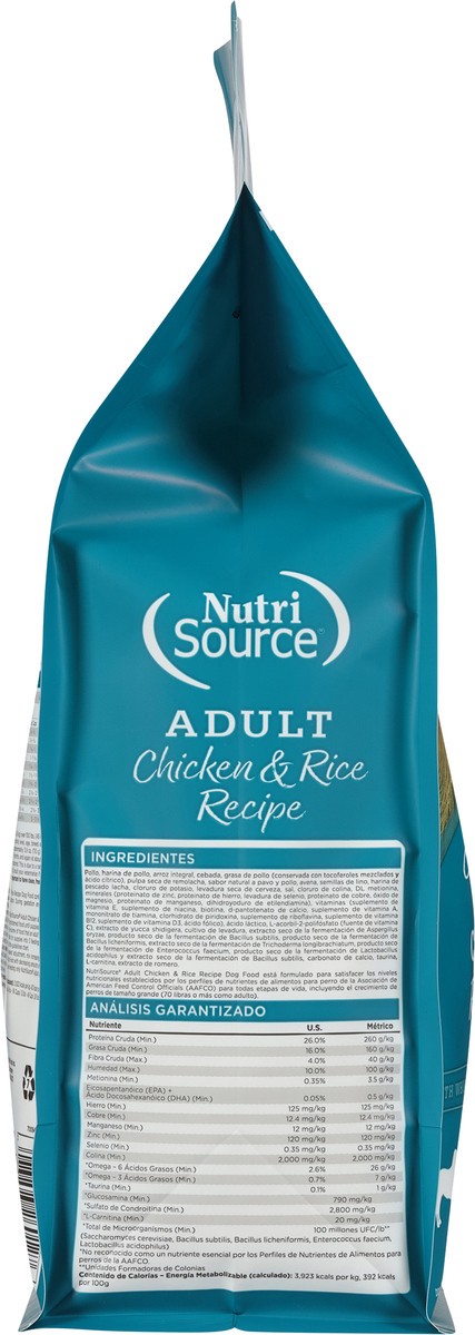 slide 14 of 15, NutriSource Adult Chicken & Rice Recipe Dog Food 4 lb, 4 lb