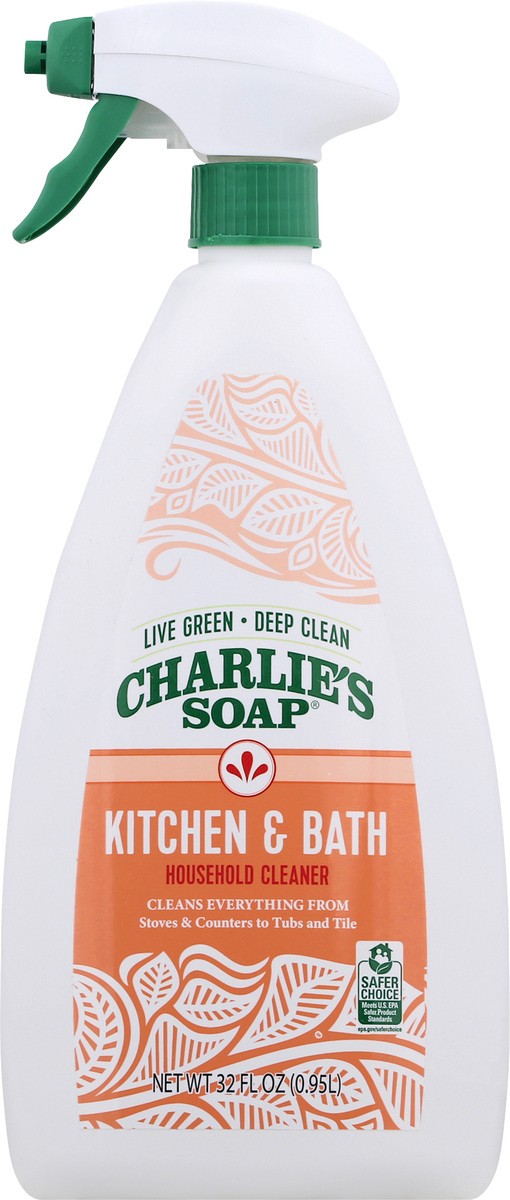 slide 6 of 11, Charlie's Soap Kitchen & Bath Household Cleaner 32 oz, 32 oz