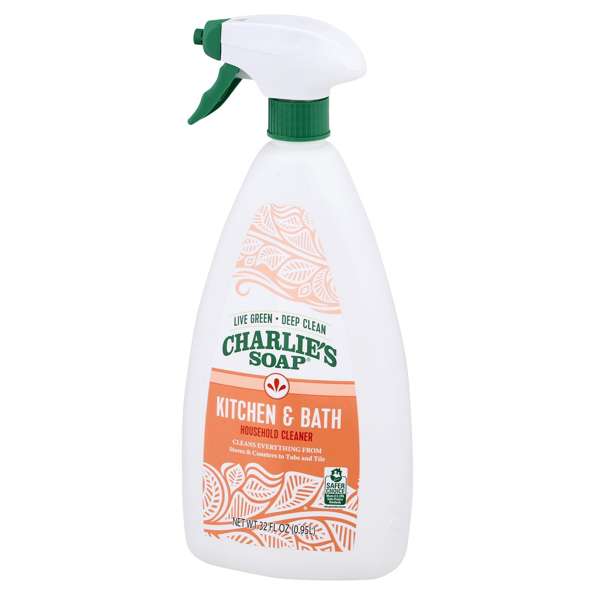 slide 10 of 11, Charlie's Soap Kitchen & Bath Household Cleaner 32 oz, 32 oz